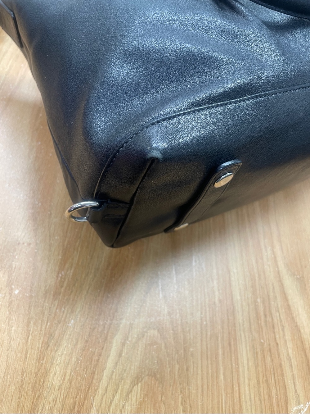 Coach Black Leather Satchel - Picture 5 of 13